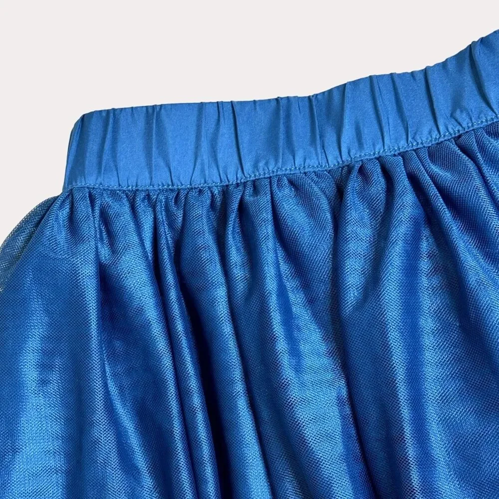 Gymboree Girls Tulle Netting Tutu Skirt Satin Trim 6